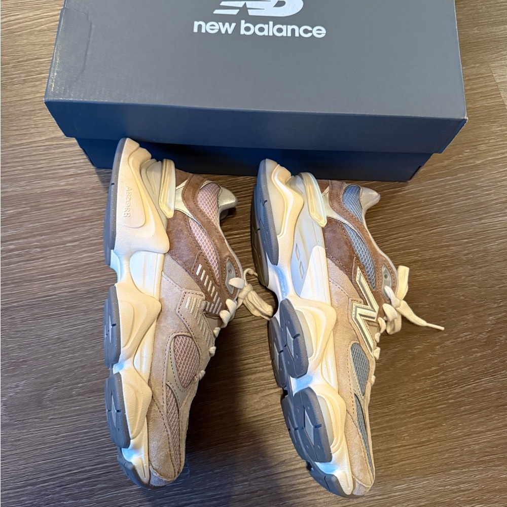 New Balance 9060 Cherry Blossom Pack- Mushroom Shoes - Picture 5 of 7